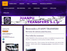 Tablet Screenshot of juanpu-transfers.com